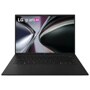 LG Gram 14Z90U-G.AU85U1 Laptop open showing display with abstract wallpaper and full keyboard - Front View