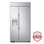 lg studio 26 cu. ft. built in refrigerator front view