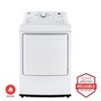 LG DLG7001W Gas Dryer Brought to You By Americas Most Reliable Line of Appliances - Front View