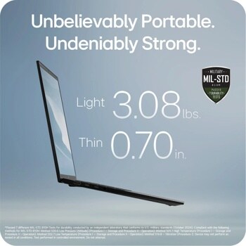 Unbelievably Portable. Undeniably Strong.
*Passed 7 different MIL-STD 810H Tests for durability conducted by an independent laboratory that conforms to U.S. military standards (December 2024). Compliant with the follow- ing methods for MIL-STD-810H: Method 500.6 Low Pressure (Altitude) (Procedure I - Storage and Procedure II - Operation); Method 501.7 High Temperature (Procedure I - Storage and Procedure II - Operation); Method 502.7 Low Temperature (Procedure I - Storage and Procedure II - Operation); Method 514.8 - Vibration (Procedure 1). Device may not perform as tested in all conditions. Test performed in controlled environment. Do not attempt.
