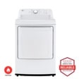 LG DLG6101W Gas Dryer Brought to You By Americas Most Reliable Line of Appliances - Front View