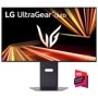 LG 32GX850A-B 32 Monitor – Front View with Digital Trends Readers Choice Badge