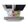 26 cu. ft.instaview® counter-depth max french door refrigerator bottom freezer view
