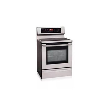 Freestanding Electric Range with Dual Convection System