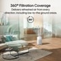 AS601HHB0 Air Purifier 360 Degree Filtration Coverage Delivers refreshed air from every direction, including low-to-the-ground areas.