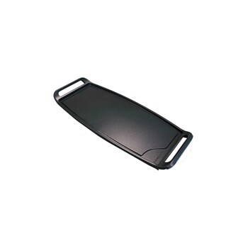 AEB72914208 black rectangular griddle with handles on both ends for cooking accessories