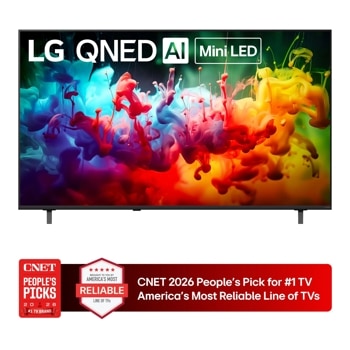 75-Inch LG QNED AI 4K QNED TV 75QNED75BUA CNET 2026 People's Pick for #1 TV America's Most Reliable Line of TVs1