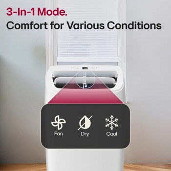 3-in-1 mode. Comfort for various Conditions
Fan
Dry
Cool