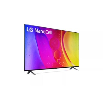 LG 50 Inch Class NANO80 AQA series LED 4K UHD Smart webOS 22 w/ ThinQ AI TV