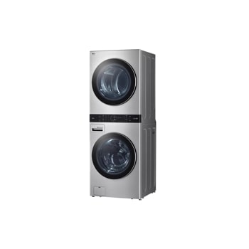 LG WSEX200HNA Single Unit Front Load WashTower™ right side angle view