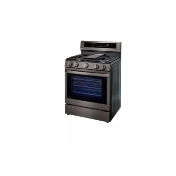 5.8 cu ft. Smart Wi-Fi Enabled True Convection InstaView® Gas Range with Air Fry