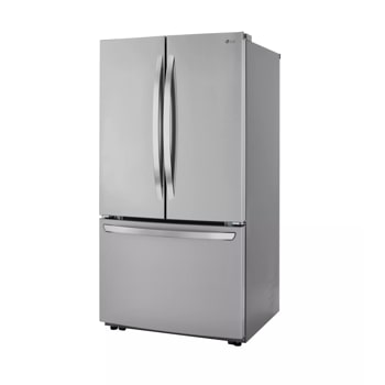 23 cu. ft. french door counter depth refrigerator right side angle view 