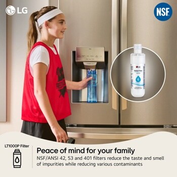 LG LT1000P4 - 6 Month / 200 Gallon Capacity Replacement Refrigerator Water Filter 4-Pack