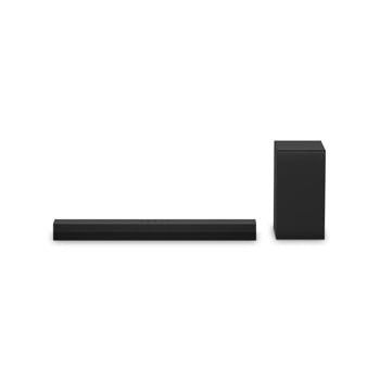 LG Soundbar for TV S40T with subwoofer front view