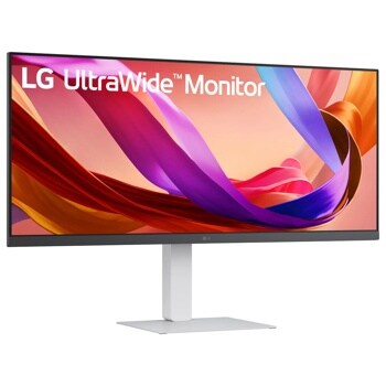 LG 34U530A-W 34 Monitor – Side Angle Right