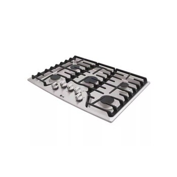 5 Manopole Di Ricambio Per Piano Cottura LG - Modelli LCG3011ST, LCG3091ST, LCG3611ST, LCG3691ST