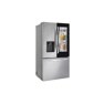 26 cu. ft.instaview® counter-depth max french door refrigerator side angle view