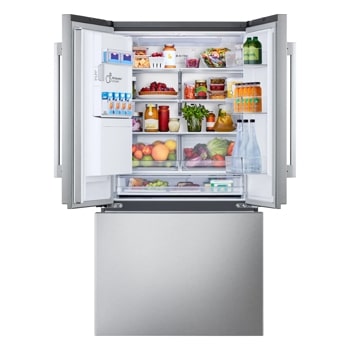 LG Counter-Depth MAX™ with Zero Clearance™ 3-Door French Door Refrigerator with Thin Door Design