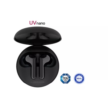 LG TONE Free UVnano FN6 Wireless Earbuds Black LG USA