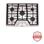 Front view of the 30” Gas Cooktop with SuperBoil™ - LCG3011ST. Includes a graphic logo that says, Brought to you by America’s Most Reliable Line of Appliances.