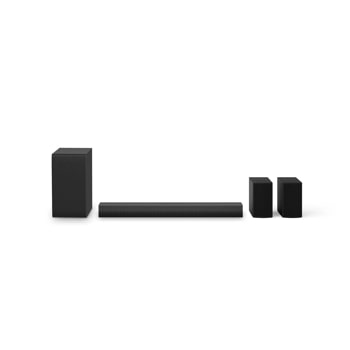 LG S40TR 4.1 Ch. Soundbar with Wireless Subwoofer and Rear Surround Speaker Included TV Synergy Wow Interface Ai Sound Pro 2024 New Model