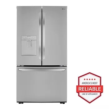 29 cu. ft. french door refrigerator front view 