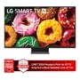 LG Smart TV 27LB7000PUA displaying colorful donuts with CNET 2026 People's Pick for #1 TV America's Most Reliable Line of TVs badge