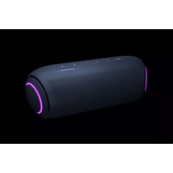LG Portable Bluetooth Speaker with LED Lighting, Black, PL7 