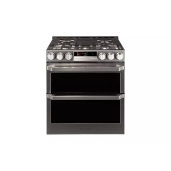 LG SIGNATURE 6.9 cu.ft. Smart wi-fi Enabled Gas Double Oven Slide-In Range with ProBake Convection®