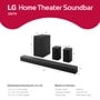 S55TR LG Home Theater Soundbar with Dolby Audio® and Rear Speakers, 5.1. channel