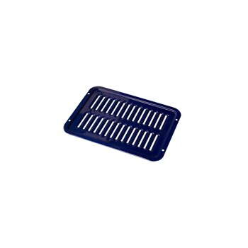 MJS61849904 navy blue broiler pan with parallel slotted design for oven cooking