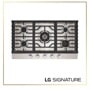 LG CBGU3639X Gas Cooktop with 5 Burners in Stainless Steel - Top View