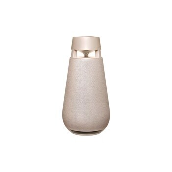 LG XBOOM 360 Bluetooth Speaker with Omnidirectional Sound, Beige