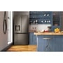 25 cu.ft. 3-Door French Door Refrigerator with NEW Hybrid Handle Design and External Ice and Water Dispenser