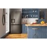 25 cu.ft. 3-Door French Door Refrigerator with NEW Hybrid Handle Design and External Ice and Water Dispenser