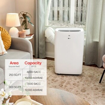 7,000 BTU (SACC) / 12,000 BTU (ASHRAE) Portable Air Conditioner LP0721WSR