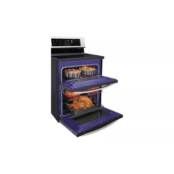 6.7 cu. ft. Capacity Electric Double Oven Range with Infrared Heating™ and EasyClean®