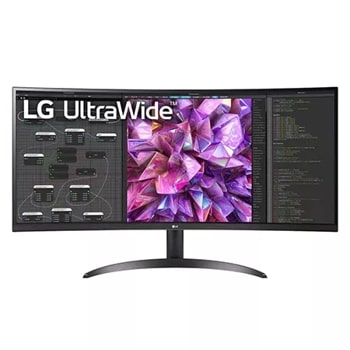34'' Curved UltraWide Monitor - 34WP65C-B | LG USA
