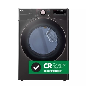 LG DLEX4000B 7.4 cu. ft. Ultra Large Capacity Smart wi-fi Enabled Front Load Electric Dryer with TurboSteam™ and Built-In Intelligence