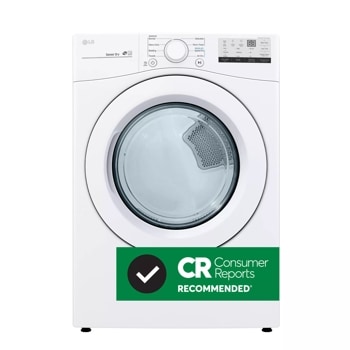 LG DLE3400W 7.4 cu. ft. Ultra Large Capacity Electric Dryer