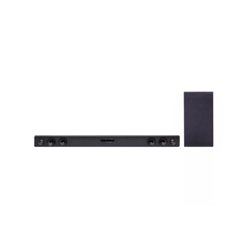 LG SQC2 Soundbar with subwoofer front view