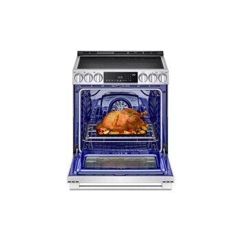LG STUDIO 6.3 cu. ft. InstaView Induction Slide-in Range with Air Fry and Air Sous Vide