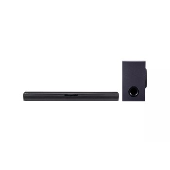 LG SQC1 Soundbar with subwoofer front view