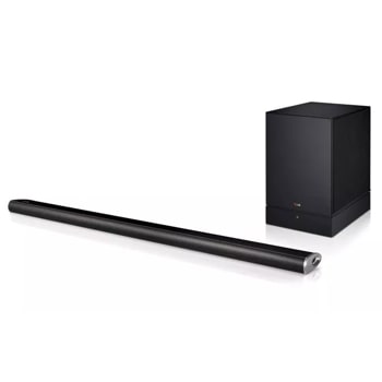 320W 4.1ch Sound Bar Audio System with Wireless Subwoofer and Bluetooth Connectivity