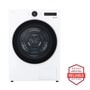 4.5 cu. ft. Front Load Washer and 7.8 cu.ft. Heat Pump Dryer with pedestal washer and drawer Laundry Set in White WM5500HWA_DLHC5502W_WD300CW_WDP6W