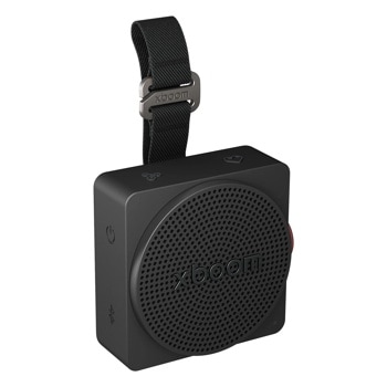 LG xboom MINI_ANOALBK Portable Speaker with Carrying Strap - Side View