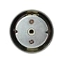 AEZ75853758 LG cooking accessory burner cap with chrome finish and center opening - top view