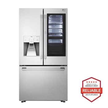 LG STUDIO 24 cu. ft. Smart InstaView® Door-in-Door® Large Capacity Counter-Depth Refrigerator with Craft Ice™ Maker
