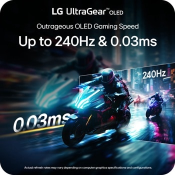 45 Inch UltraGear™ OLED WQHD 240Hz 0.03ms G-Sync Compatible 800R Curved Gaming Monitor with webOS