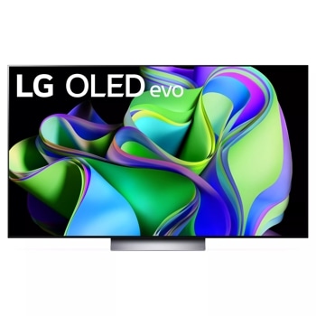 LG 65-inch C3 OLED evo smart tv front view